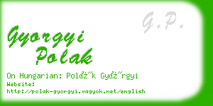 gyorgyi polak business card